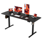 67"x24" Standing Desk, Height Adjustable Sit-Stand Home Office, Black