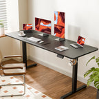 67"x24" Standing Desk, Height Adjustable Sit-Stand Home Office, Black