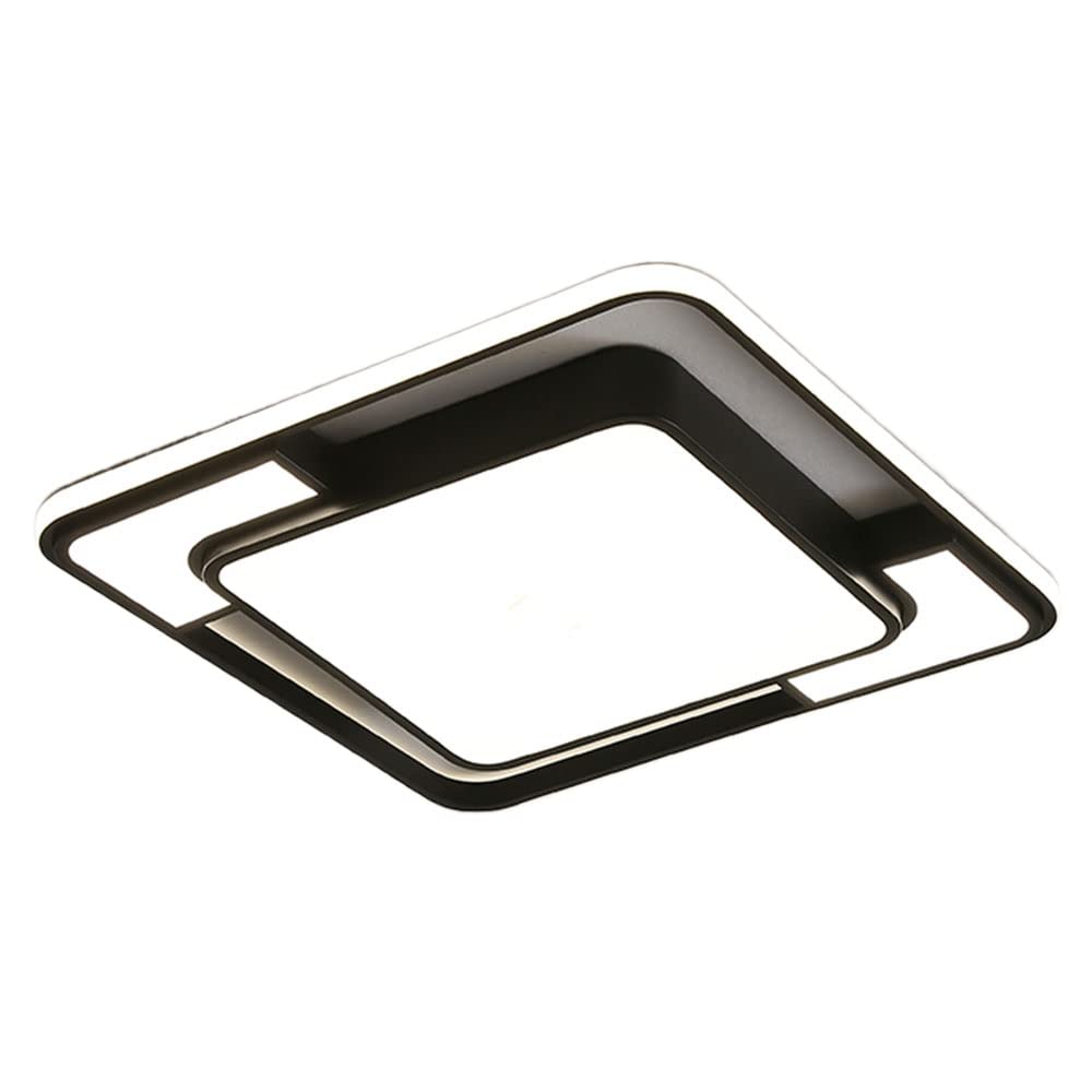 Square,LED Ceiling Lighting Fixture,48W 4300LM,High-Brightness Flush Mount Ceiling Light, Daylight White 6000k Embedded Ceiling Lamp,Used for Living Room Bedroom Office