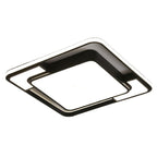 Square,LED Ceiling Lighting Fixture,48W 4300LM,High-Brightness Flush Mount Ceiling Light, Daylight White 6000k Embedded Ceiling Lamp,Used for Living Room Bedroom Office