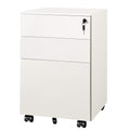 DEVAISE 3 Drawer File Cabinet with Lock, Fully Assembled Except Casters