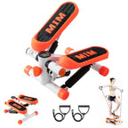 Mini Stepper for Exercise, Stair Stepper with Resistance Band and Calories Count