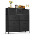 9-Drawer Dresser for Bedroom, Anti-Tip Tall Storage Organizer