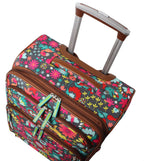 Lily Bloom Design Pattern 28" Luggage Softside Expandable With Double Spinner Wheels, Large Lightweight Suitcase Checked Bag For Women