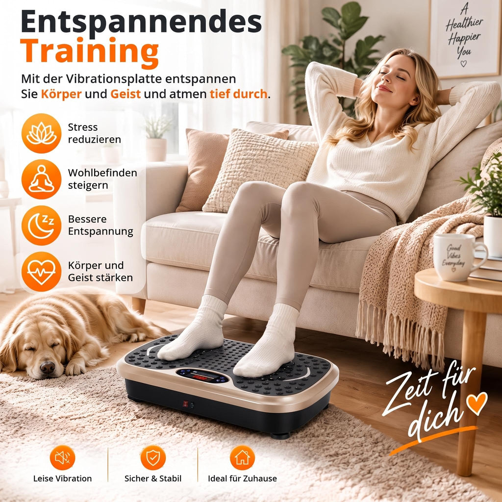 TLGREEN Vibration Plate for Home Workout Lymphatic Drainage 99 Levels