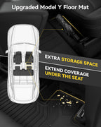 3W Tesla 2025 2026 2027 New Model Y Juniper Floor Mats & Cargo Liners 10PCS