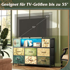 WLIVE Chest of Drawers with Drawers, Chest of Drawers Bedroom with 8 Fabric Drawers