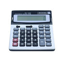 Fuyufu 12-Digit Calculator - Dual Power, Solar & Battery