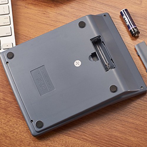 Fuyufu - 12-Digit Desktop Calculator with Dual Power, Solar & AA Battery