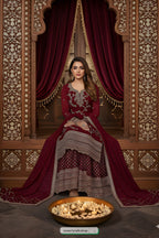 Step out in style with this elegant kurta palazzo set-  "Miss Ethnik Women’s Embroidered Kurta Palazzo Set –