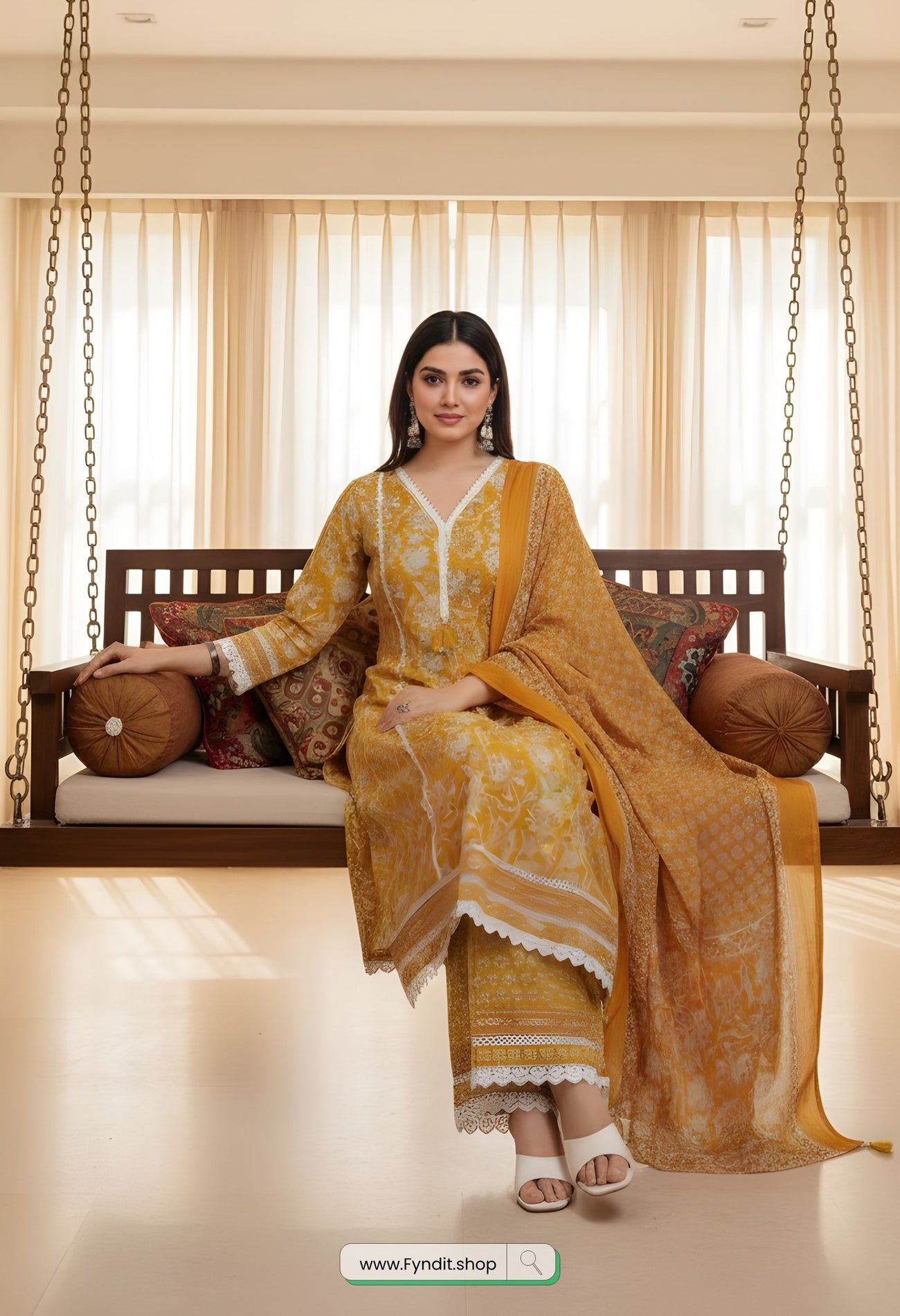 Turn Every Head: Amayra Printed Kurta Set – Feel Confident, Chic & Festive Effortlessly!