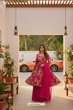 Glow Effortlessly: Jwalin Pink Viscose Rayon Kurta Set – Style, Comfort & Confidence in One!