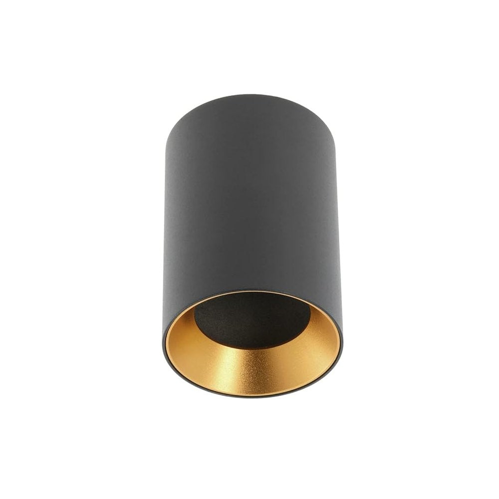 GTV Lighting - Aero II Ceiling Light - Surface-Mounted Downlight, Black