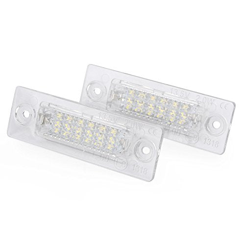 GZYF - 2PCS LED License Plate Lights for VW Golf 5 Plus & Jetta, Durable & Bright