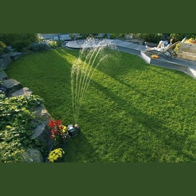 Gardena - AquaContour Large Area Sprinkler Gray/Orange