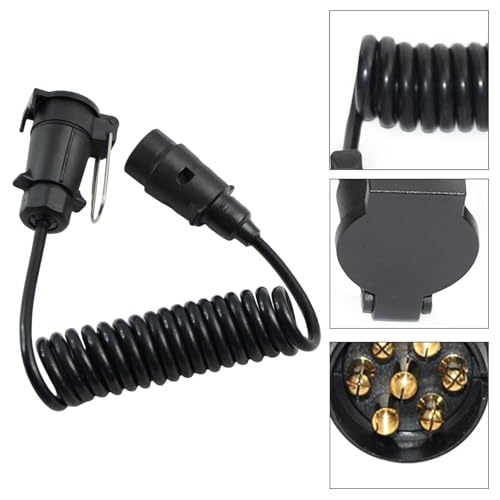 Generic - 7 Pin Trailer Extension Cable with Durable TPU Coating and Quality Copper Wire