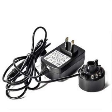 Gkeer - Multicolor LED Aquarium Mist Maker with Ceramic Design for Indoor Decoration