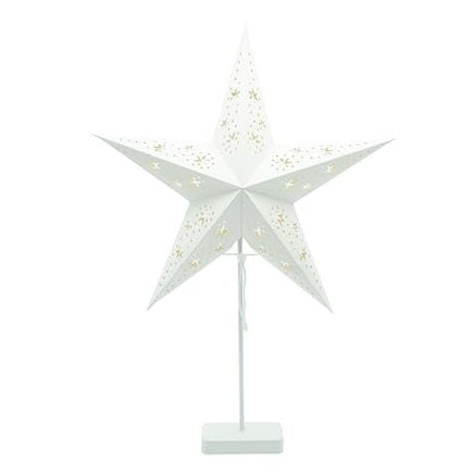 Illuminate your space with Heitmann Deco's LED Star. Featuring warm white lights, it adds elegance and a cozy atmosphere to any setting. Perfect for festive occasions!