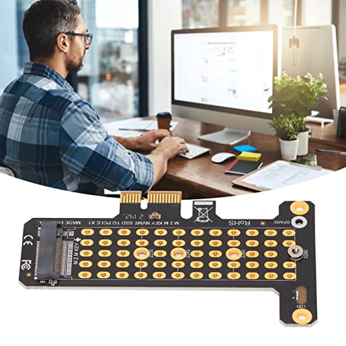Hilitand - NVME M.2 SSD to PCI-e x1 Expansion Card, Supports 1X-16X Slots