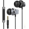 Hoistac Wired Earbuds - Extra Bass, Microphone, Custom Fit
