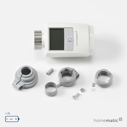 Homematic IP - Smart Radiator Thermostat with App & Voice Control, Alexa Compatible