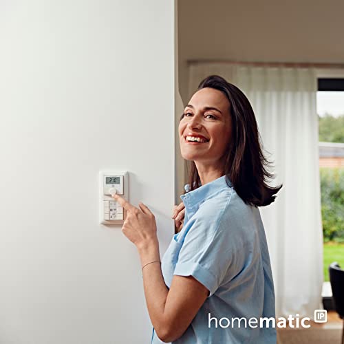 Homematic IP - Wall Thermostat With Humidity Sensor, White