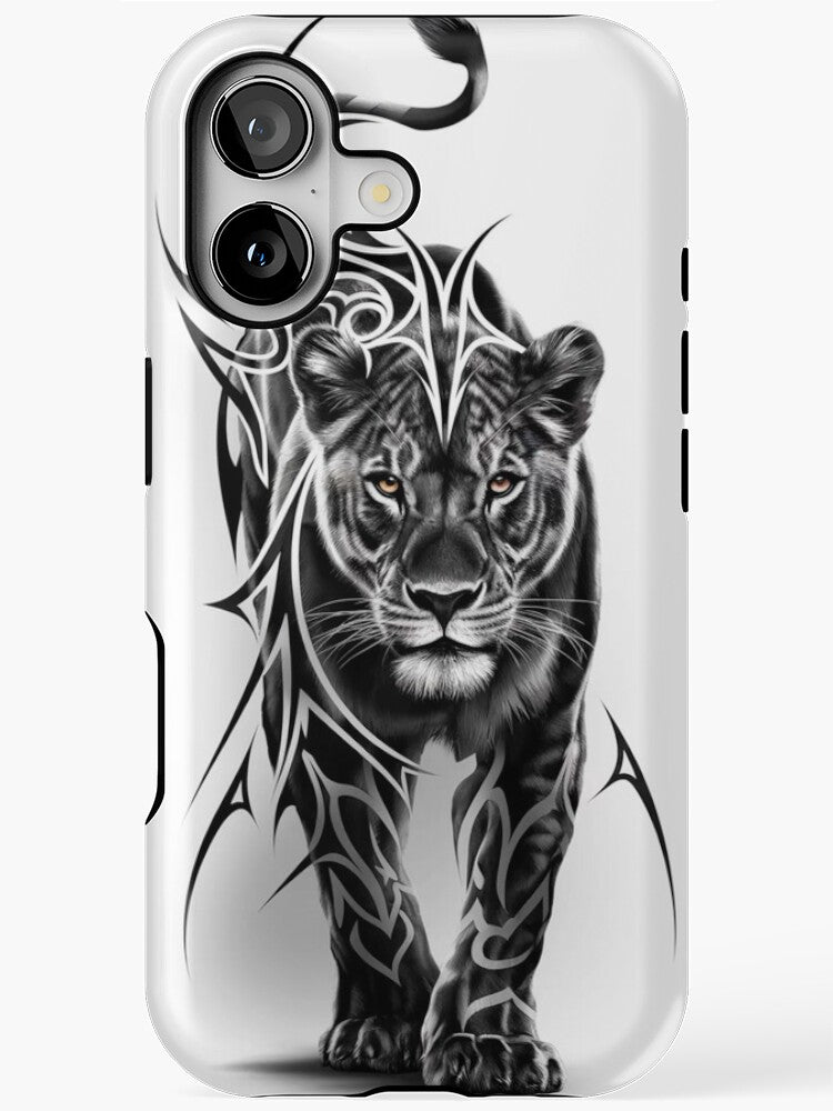Lioness Phone Case for iPhone 15 | 16 | 17 & Samsung S24 | S25 – Wild Animal Print Cover