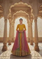 Women Designer Faux Georgette Anarkali Gown with Dupatta