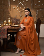Turn Heads Instantly: ANNI Designer Orange Kurta Set – Feel Confident, Chic & Festive Every Day!