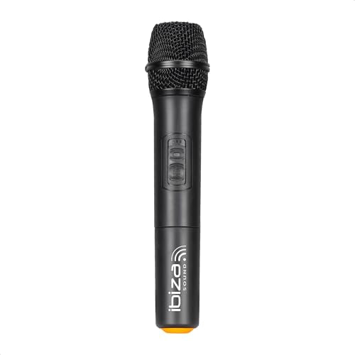 Ibiza VHF Wireless Hand Microphone 203.5MHz for PORT12VHF-BT & PORT15VHF-BT