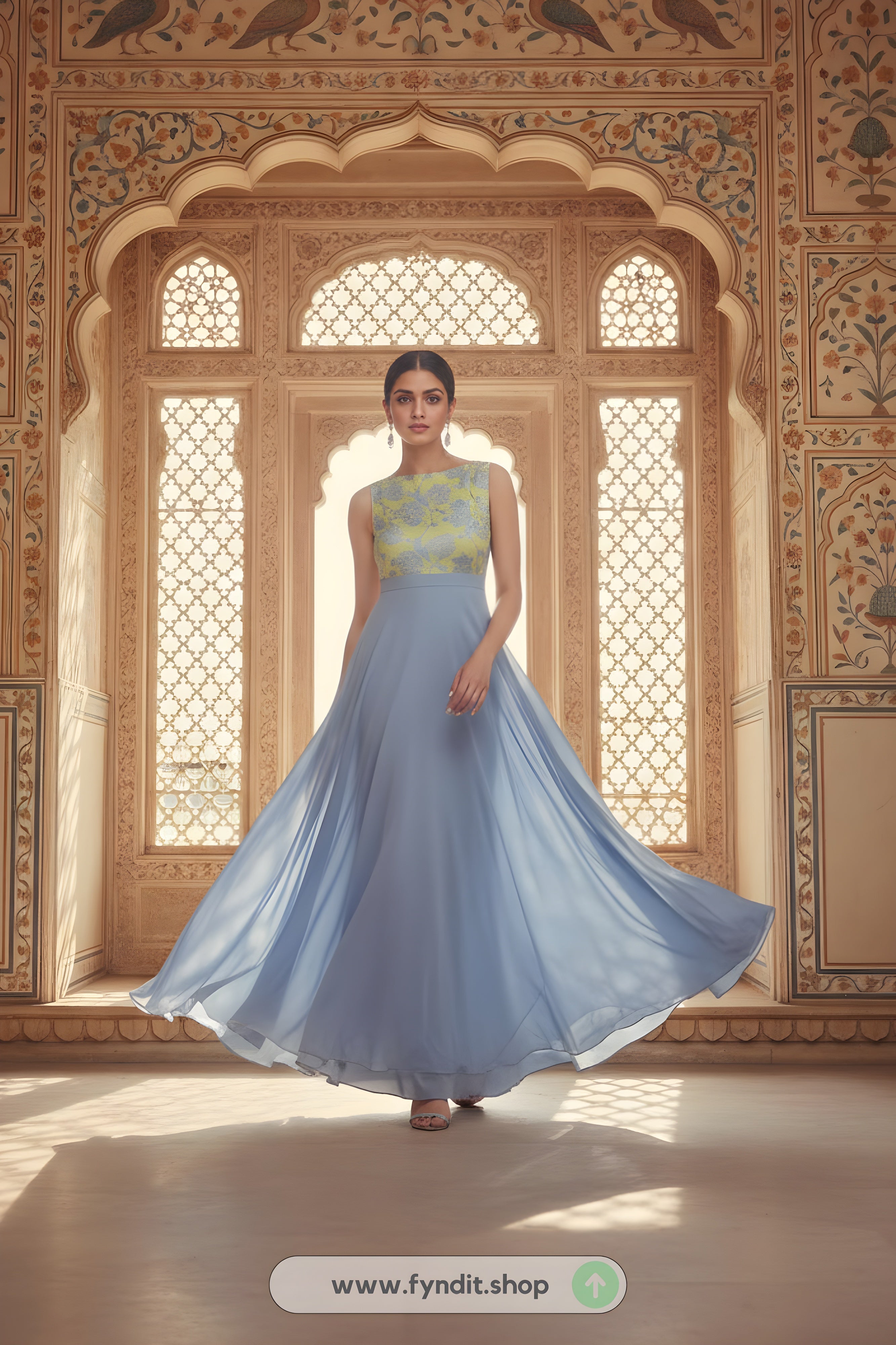 Floral Fiesta Maxi: Miss Chase Multicolour Georgette Dress for Effortless Radiance