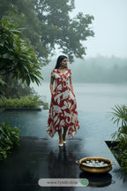 Rise & Shine: Max Cotton Red A-Line Dress — Bold, Comfortable & Forever Chic