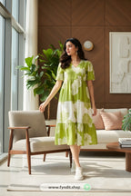 Max Women's Printed Sleeveless Midi Dress – Effortless Elegance for Every Occasion