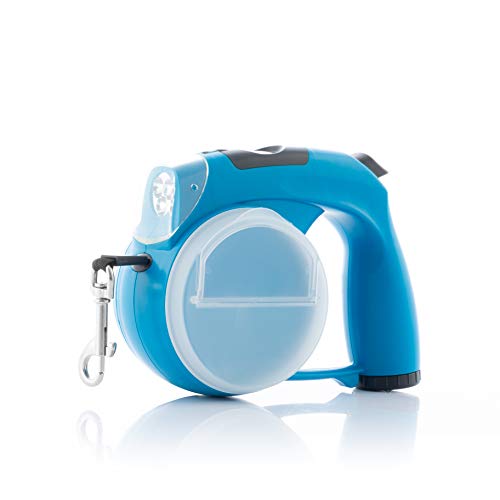 InnovaGoods Retractable Dog Lead with Torch & Pocket Compartment