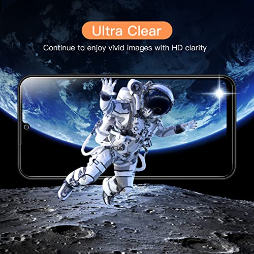 JETech - 9H Tempered Glass Screen Protector for Samsung Galaxy A34 5G, Anti-Scratch, HD Clear, 3-Pack
