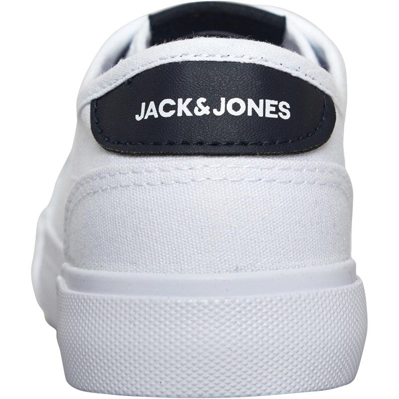 Jack and Jones Junior Krusher Canvas Trainers White Eu 41