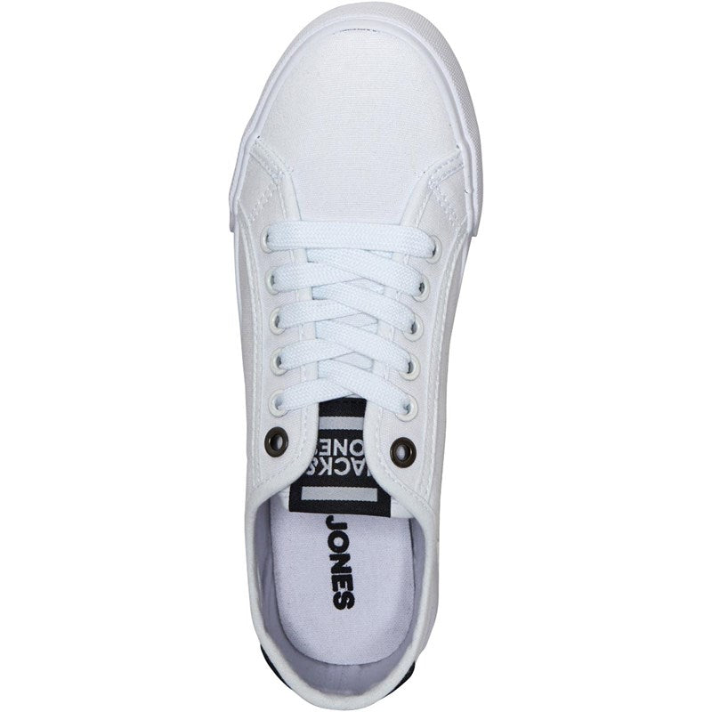 Jack and Jones Junior Krusher Canvas Trainers White Eu 41