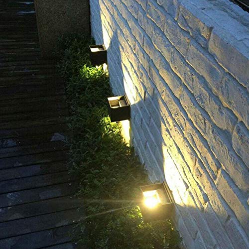 KAZRU - Dimmable LED Wall Lamp, High Brightness Indoor/Outdoor Lighting Black, 6W