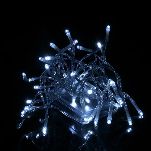 Karlling Fairy Lights - 13 ft Clear Wire, 8 Modes for Decor