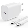 Kitminun 20W USB-C Fast Charger for iPhone 17/16 Pro with 2M Cable