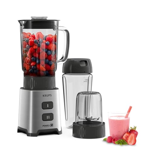 Krups - Pulseo Mini Stand Mixer | 400W | Powelix Technology | Silver/Grey