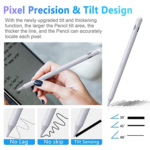 Ksw Kingdo - Stylus Pen for iPad Pro with Precision Tip, Lightweight Design, AAA Battery Powered