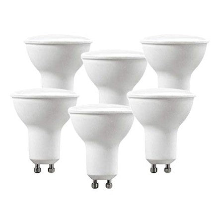 Shop Ledlux 6 Pack GU10 5W LED Bulbs, 400 Lumen, 110° Beam Angle. Energy Class A++, available in Cold White, Warm White, and Neutral White. Brighten your space!