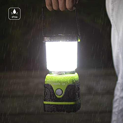 Lepro - 1000 Lumen Dimmable Camping Lanterns, Battery Powered, Pack of 2