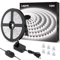 Lepro - 10m Waterproof Dimmable LED Strip Light Warm White for Party Decor