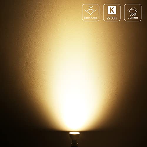 Lepro - GU10 LED Bulbs, Warm White 2700K, 4W, 345lm, Pack of 10