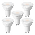 Lepro - GU10 LED Bulbs Warm White 4W 345lm 2700K Energy Saving Pack of 5
