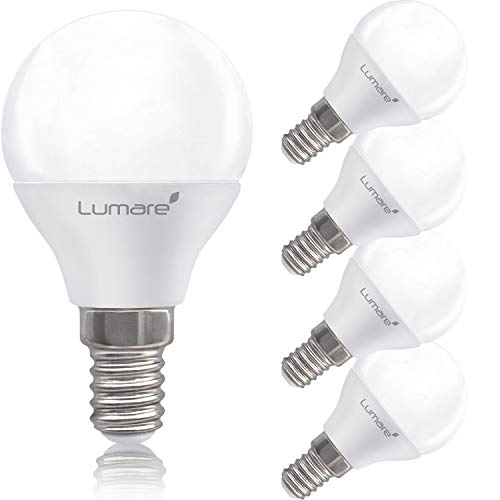 Lumare - LED Teardrop Lamp 5W E14 Warm White 2700K Light Bulb Set of 5