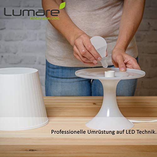 Lumare - LED Teardrop Lamp 5W E14 Warm White 2700K Light Bulb Set of 5