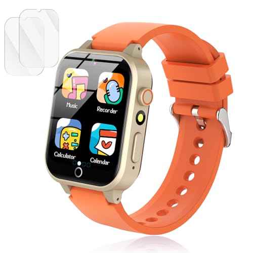 Luyiilo Kids Games Watch with 26 games, touch screen, HD camera, and alarm clock for ages 3-12. Perfect birthday gift for boys and girls.
